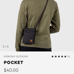 Fjallraven Pocket bag.